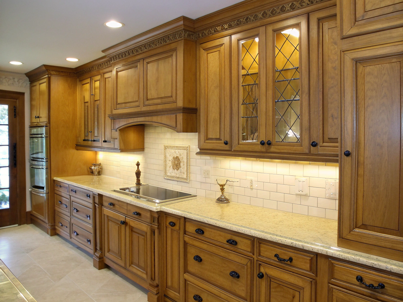 Historic residential kitchen remodel with artisanal cabinetry and natural daylight
